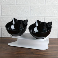 Raised Non Slip Pet Food Bowls for Cats and Dogs