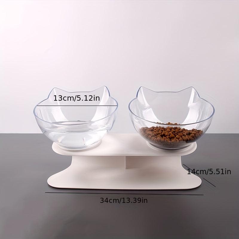 Raised Non Slip Pet Food Bowls for Cats and Dogs