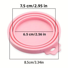 Silicone Pet Food Can Cover for Dog Cat Storage Tin Lid Seal