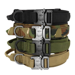 Strong Dog Tactical Collar & Bungee Leash Set for Large Dogs