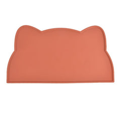 Cat Head Shaped Pet Food Mat Durable Silicone