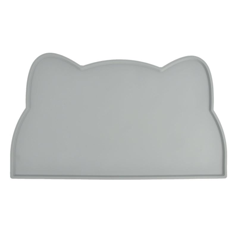 Cat Head Shaped Pet Food Mat Durable Silicone