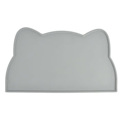 Cat Head Shaped Pet Food Mat Durable Silicone