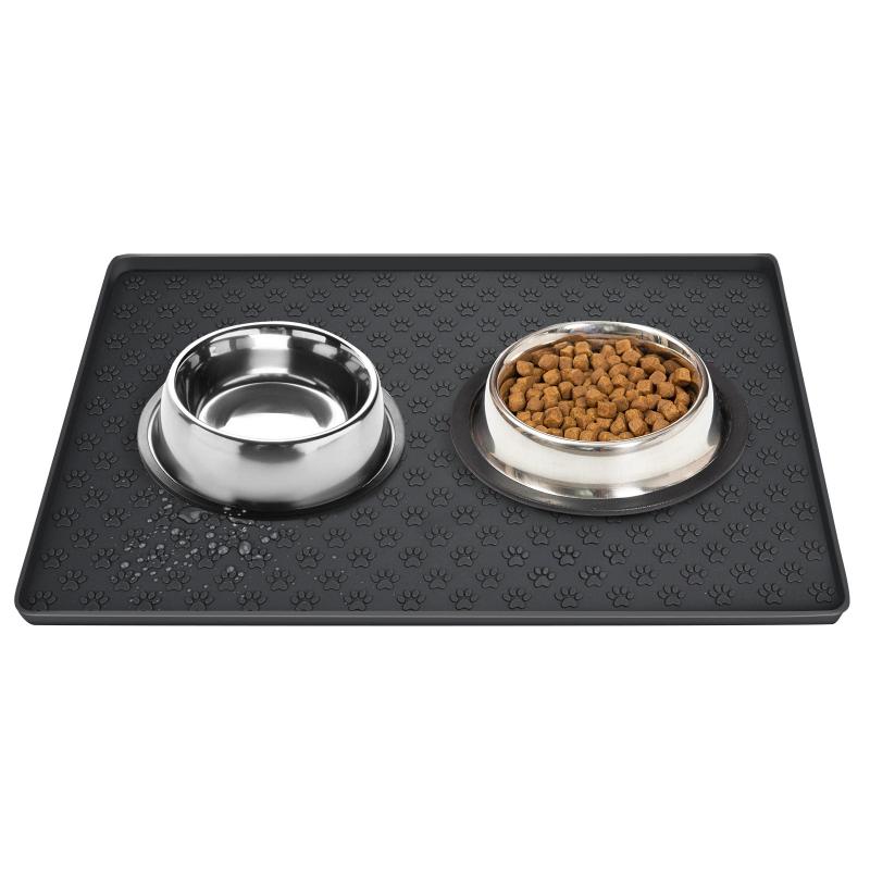 Non Slip Pet Placemat Waterproof Silicone Dog Cat Feeding Mat