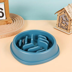 Dog Slow Feeder Bowl Anti Choking Puzzle Food Bowl for Small and Medium Dogs