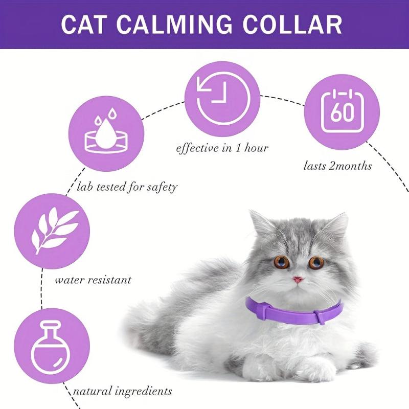 Calming Cat Collar Reduce Stress & Anxiety