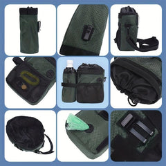 Multifunctional Dog Training Treat Pouch with Water Bottle Bag