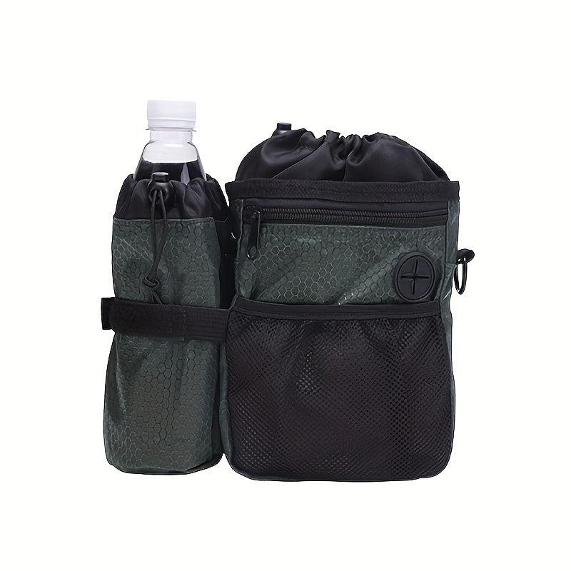 Multifunctional Dog Training Treat Pouch with Water Bottle Bag
