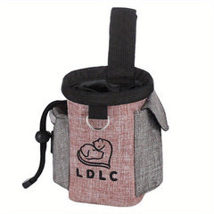 Portable Dog Treat Pouch with Waist Clip for Training and Outdoors