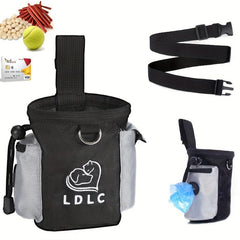 Portable Dog Treat Pouch with Waist Clip for Training and Outdoors