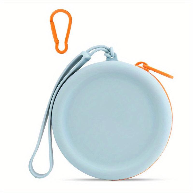 Silicone Dog Treat Pouch for Training - Portable with Lanyard & Hook