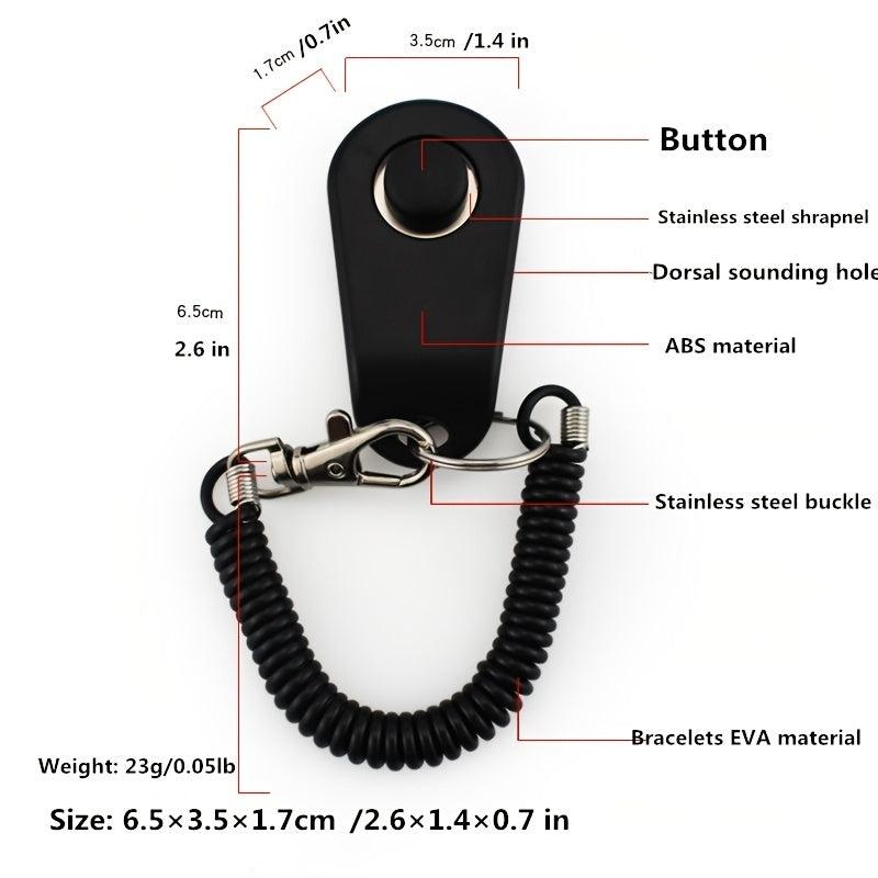 Pet Training Clicker with Wrist Strap for Dogs Cats