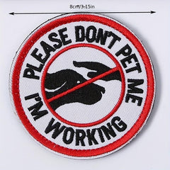 Service Dog Vest with 'Working Dog Do Not Touch' Patch