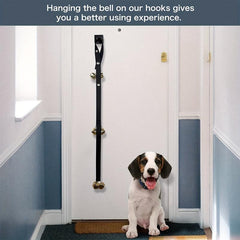 Hanging Dog Bell for Potty Training with 3 Bells