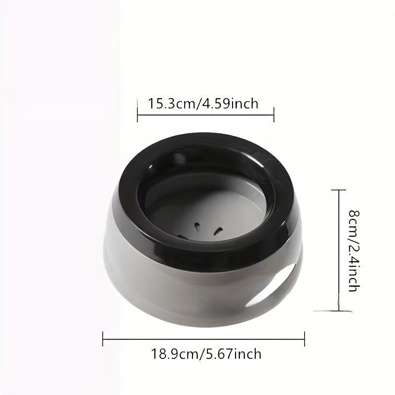 No Spill Plastic Dog Water Bowl Non slip Carried Pet Water Feeder Bowl