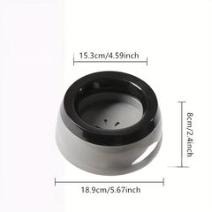 No Spill Plastic Dog Water Bowl Non slip Carried Pet Water Feeder Bowl