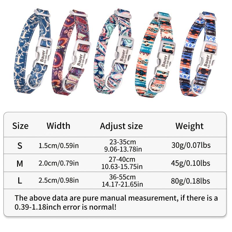 Personalized Engraved Double Layer Dog Collar