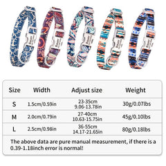 Personalized Engraved Double Layer Dog Collar