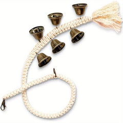 Dog Training Bell Pet Door Bell Hanging Rope Training Dog Bell