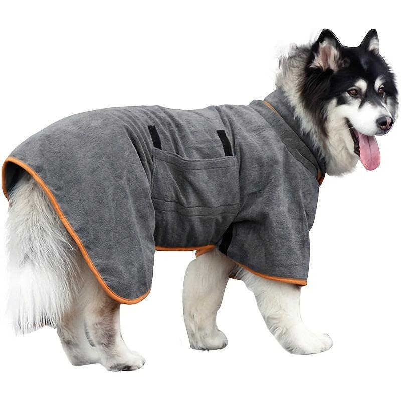 Pet Hooded Bath Towel - Quick Drying Microfiber, Gentle on Skin