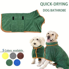 Pet Hooded Bath Towel - Quick Drying Microfiber, Gentle on Skin