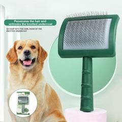 Slicker Brush for Dogs Removes Loose Hair & Shedding