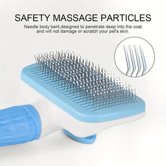 Float Hair Removal Slicker Brush for Pet Grooming