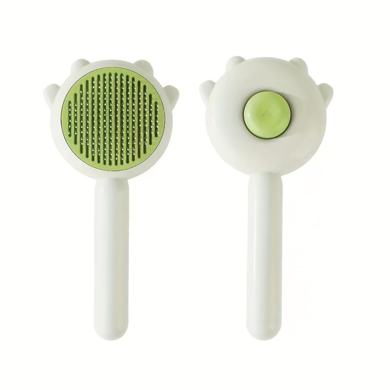 Self Cleaning Pet Brush for Cats and Dogs - Promotes Healthy Coat