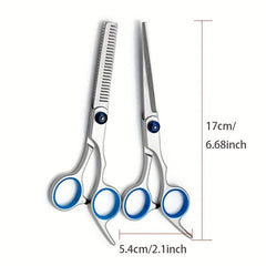 Dog Grooming Scissors Set for Hair Cutting and Thinning