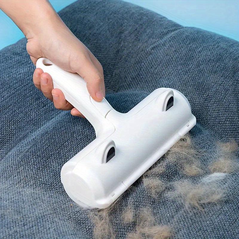 Pet Hair Remover Fabric Fuzz Brush Portable Reusable Dog Cat Lint Carpet Cleaner