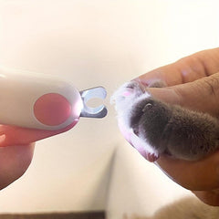 LED Pet Nail Clippers for Small Animals Easy and Safe Trimming