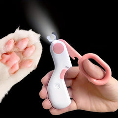 LED Pet Nail Clippers for Small Animals Easy and Safe Trimming