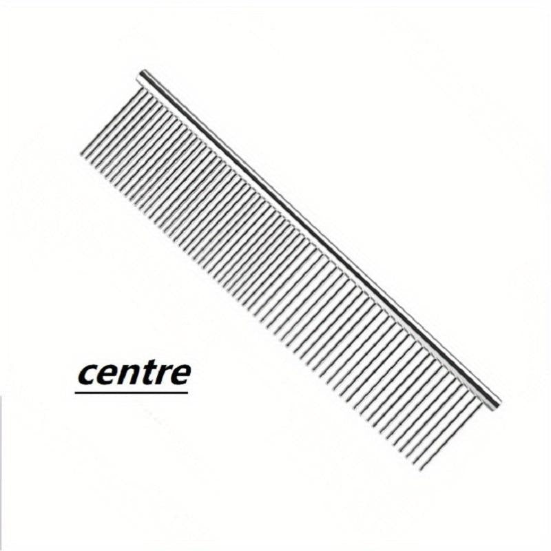 Pet Grooming Comb for Dogs & Cats - Stainless Steel Shedding Tool