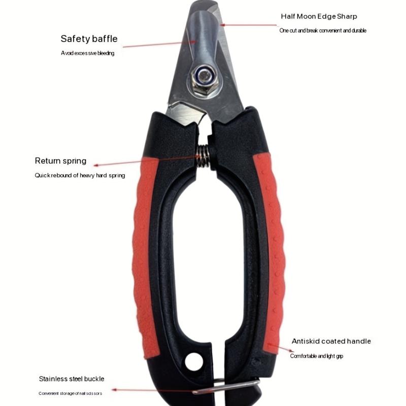 Pet Nail Clipper For Dog And Cat Stainless Steel Nail Clipper