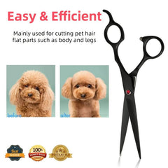 Professional Dog Grooming Scissors for Precise Hair Cutting