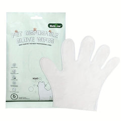 Pet Cleaning & Deodorizing Wipes for Dogs & Cats - Bathing Glove Wipes