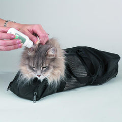 Adjustable Cat Bathing Bag Mesh Grooming Bag