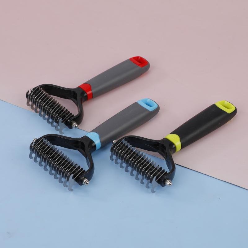 Double Sided Pet Hair Comb - Grooming Tool for Cats/Dogs