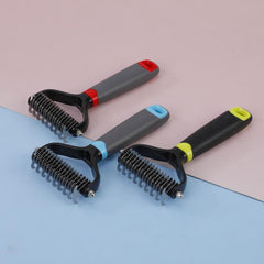Double Sided Pet Hair Comb - Grooming Tool for Cats/Dogs