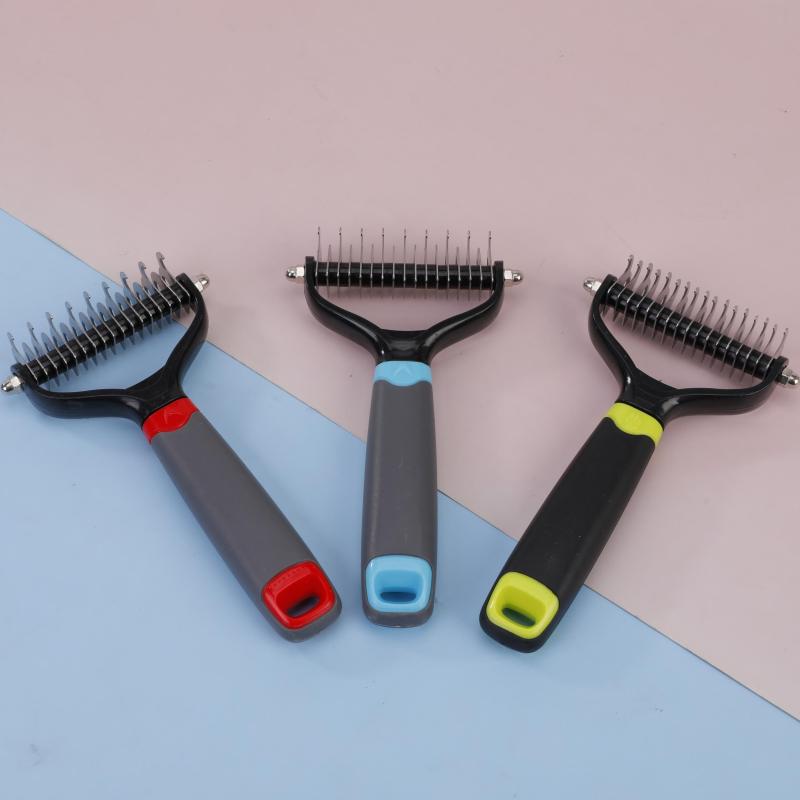 Double Sided Pet Hair Comb - Grooming Tool for Cats/Dogs