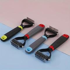 Double Sided Pet Hair Comb - Grooming Tool for Cats/Dogs