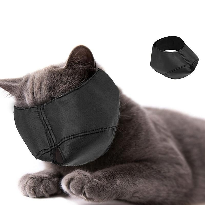 Breathable Nylon Cat Muzzles Cat Mouth Cover Groomer Helpers