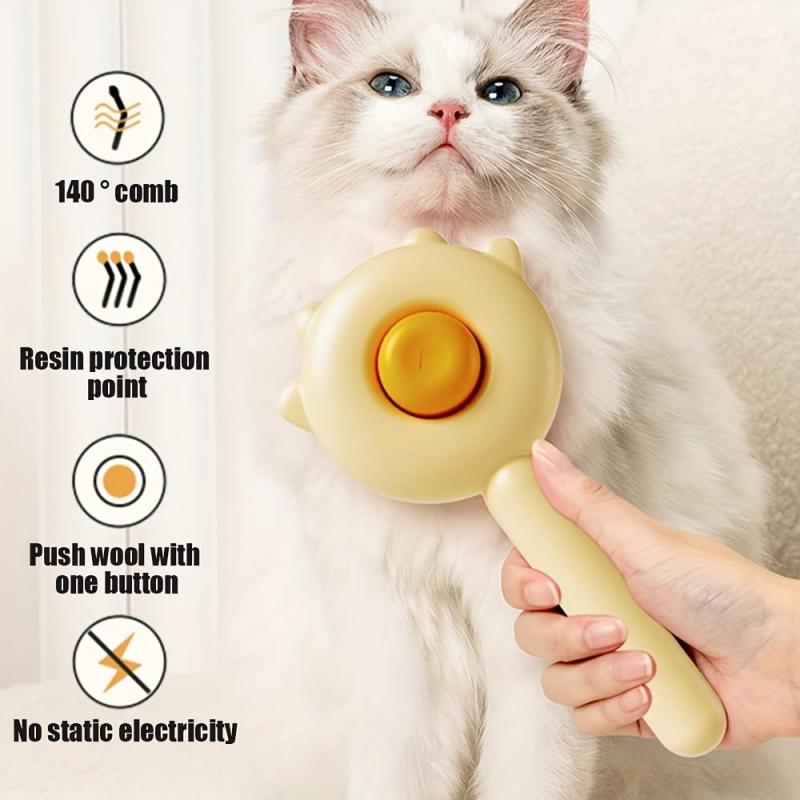 Cat Grooming Tool Pet Comb Hair Cleaner Brush For Cats Dogs