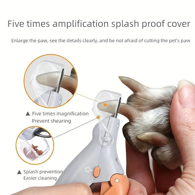 Pet Nail Grinder with LED Light for Dog and Cat Paws Grooming