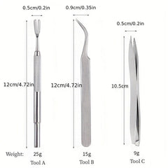 Stainless Steel Pet Flea Removal Tool Set