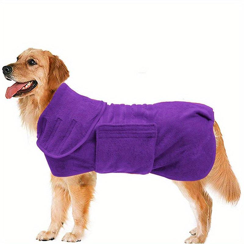 Microfiber Double Layer Pet Hooded Bath Towel