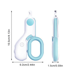 Pet Nail Clippers with LED Lights Professional Beauty Care Tools