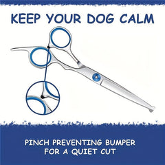 Dog Grooming Scissors Set Titanium Stainless Steel