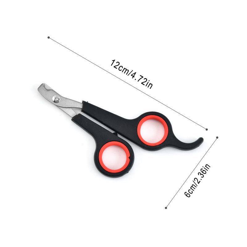 Mini Stainless Steel Pet Nail Grinder Clipper for Dogs Cats Paws Grooming