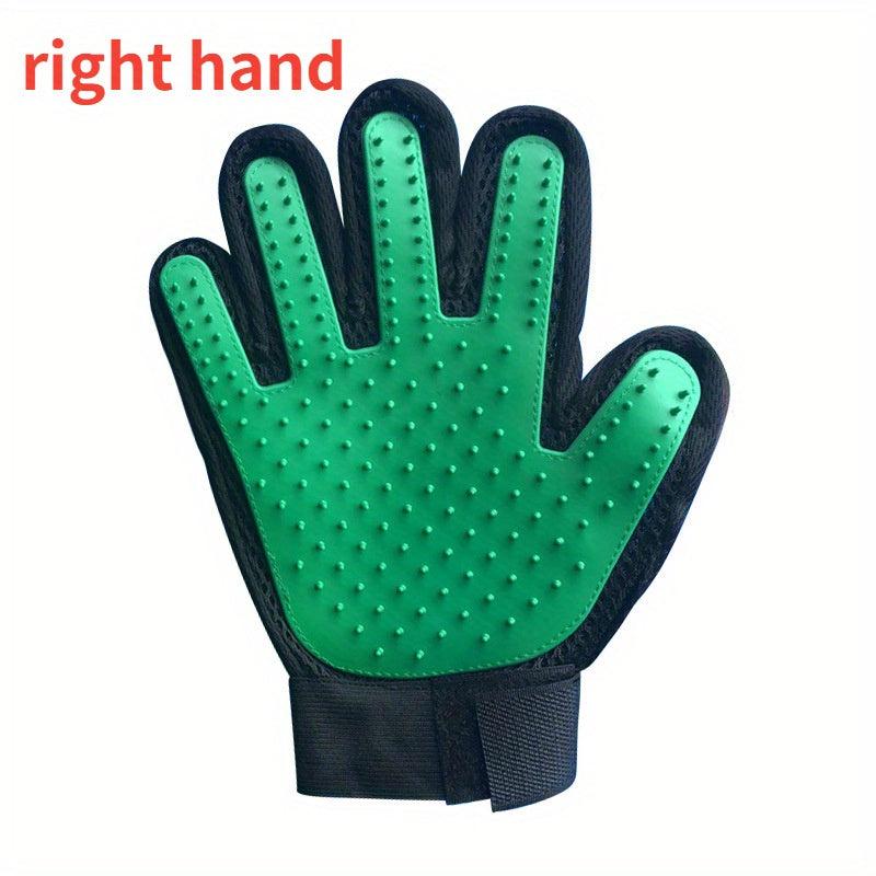 Pet Grooming Gloves Hair Washing Removing & Massaging For Cats & Dogs